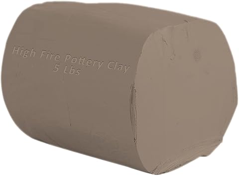 Mid High Fire Stoneware Pottery Clay 5 Lbs Cone 6-10 for Wheel Throwing and Hand Building, Sculpting, and Advanced Gray