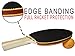 Kettler Advantage Indoor Table Tennis Bundle: 4 Player Set (4 Rackets/Paddles and 8 Balls)