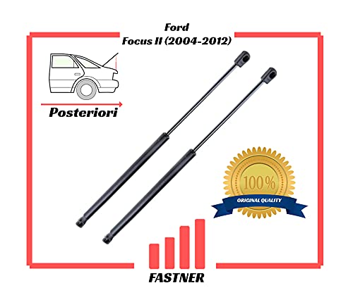 Compatibile con Ford Coppia Ammortizzatori Molle a Gas Pistoni Pistoncini Portellone Bagagli Posteriori Focus II (2004-2012) 1321021, 1684312, 4M51-A406A10-AB, 8M51-A406A10-AB 8M51-A406A10-AC