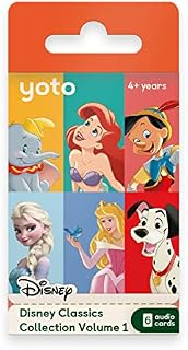 Yoto Disney Classics Collection: Volume 1  Kids 6 Audiobook Story Cards for Use with Yoto Player & Yoto Mini Story Box Speaker, Fun Day time & Bedtime Stories, Educational Gift for Children Ages 4+