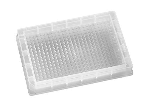 Reservoir Trays, 384 well reservoir, low profile , pyramid bottom, natural polypropylene