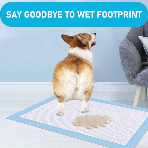 Disposable Puppy Training Pads 200 Count Pee Pads for Dogs, Cats, Rabbits and Guinea Pigs Waterproof Super Absorbent Odour Locking 13” x 17.7” - Image 6