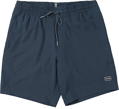 Volcom Sickly SNT 18in Hybrid Shorts Mens Sz L Navy