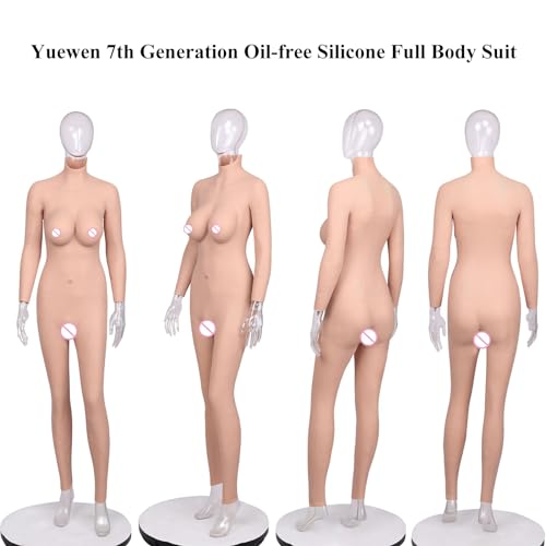 7th Generation Oil-free Silicone Body Suit Breastplate for Crossdresser Can Insert And Pee Breast Plate Body Suit2
