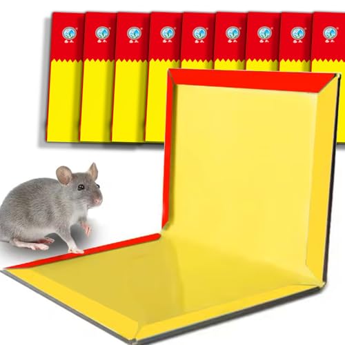 Sticky Pad Traps Boards, 6 Pack Multi-Use Sticky Board Traps Extra Strong Glue Sticky Pads for Indoor Outdoor Home Kitchen Garden and Office