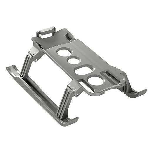 Trem de pouso dobrável Suporte de treinamento de trem de pouso elevado aumenta a segurança e conveniências instalações simples Suporte de treinamento dobrável para drones trem de pouso protetor para filmagem aérea leve