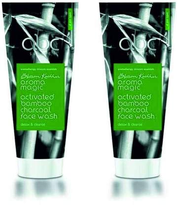 Aroma Magic Activated Bamboo Charcoal Face Wash 100 ml (Pack of 2)