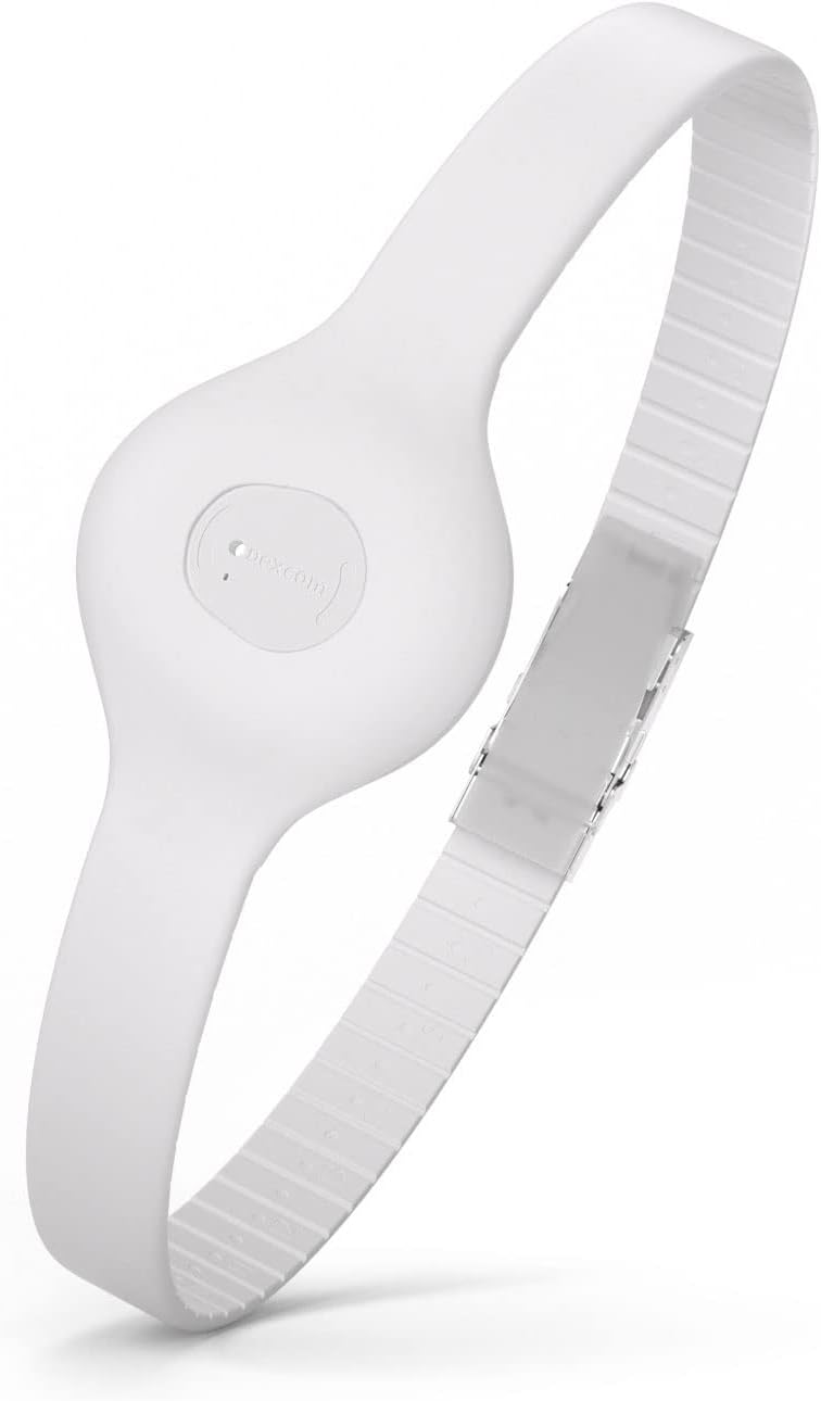 Divoti Sensor Cover Armband for Dexcom G7 | Adjustable, Trim-to-Fit CGM Holder | Adhesive-Free, Hypoallergenic Silicone | Secure, Comfortable Fit for Active Daily Wear & All Arm Sizes- Transparent