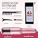 Split Ender Mini – Original Cordless Split End Hair Trimmer for Dry, Damaged, Brittle, Curly, Frizzy, or Straight Hair – Battery Operated Home Styling Tool for Split Ends (Battery-Powered, Light Pink)