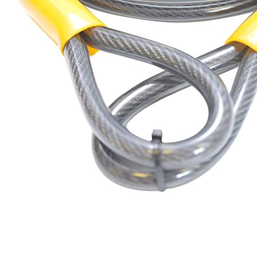 Cavo di sicurezza per bici a doppio anello, 4,6 m