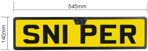 UK/EU Number Plate Reversing Camera with night vision