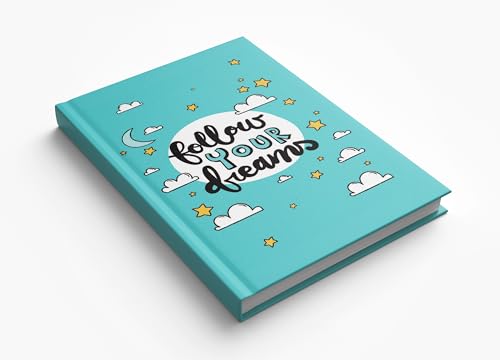 Image of AccuPrints Hard Bound Paper Notebook|Compact Size A5 (8.25 x 5.7)|200 Pages, 80 gsm|Flat Opening Hardbound Follow diary-01