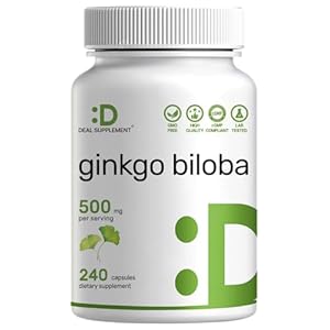 DEAL SUPPLEMENT Ginkgo Biloba 500mg...