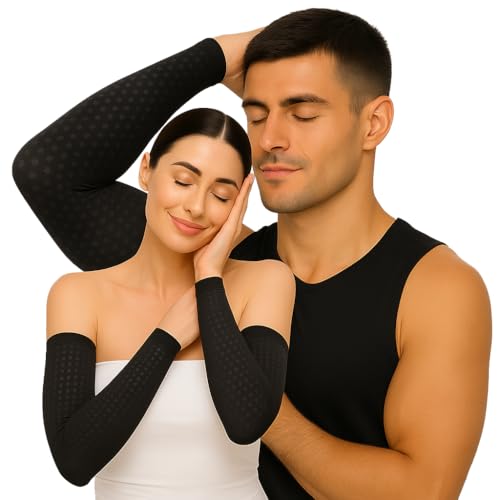 UOG United One 5-in-All Wellness Sports Sleeves (Arm, Elbow, Wrist & Finger)– Elbow & Wrist Pain Relief, Arm Support, Muscle Recovery & Circulation Boost | Made in the USA. one Pair