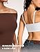 Vertvie Strapless Bras for Women Non-Slip Push Up Wireless Bandeau Bra Seamless Comfort Tube Top Supportive Padded Bralette(Small,White)