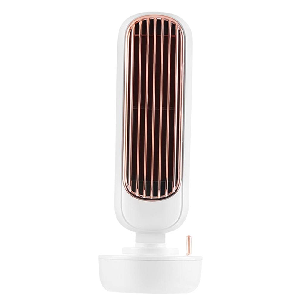 USB Air Cooler Fan Summer Tower Fan Air Conditioner Humidifier White-image-29