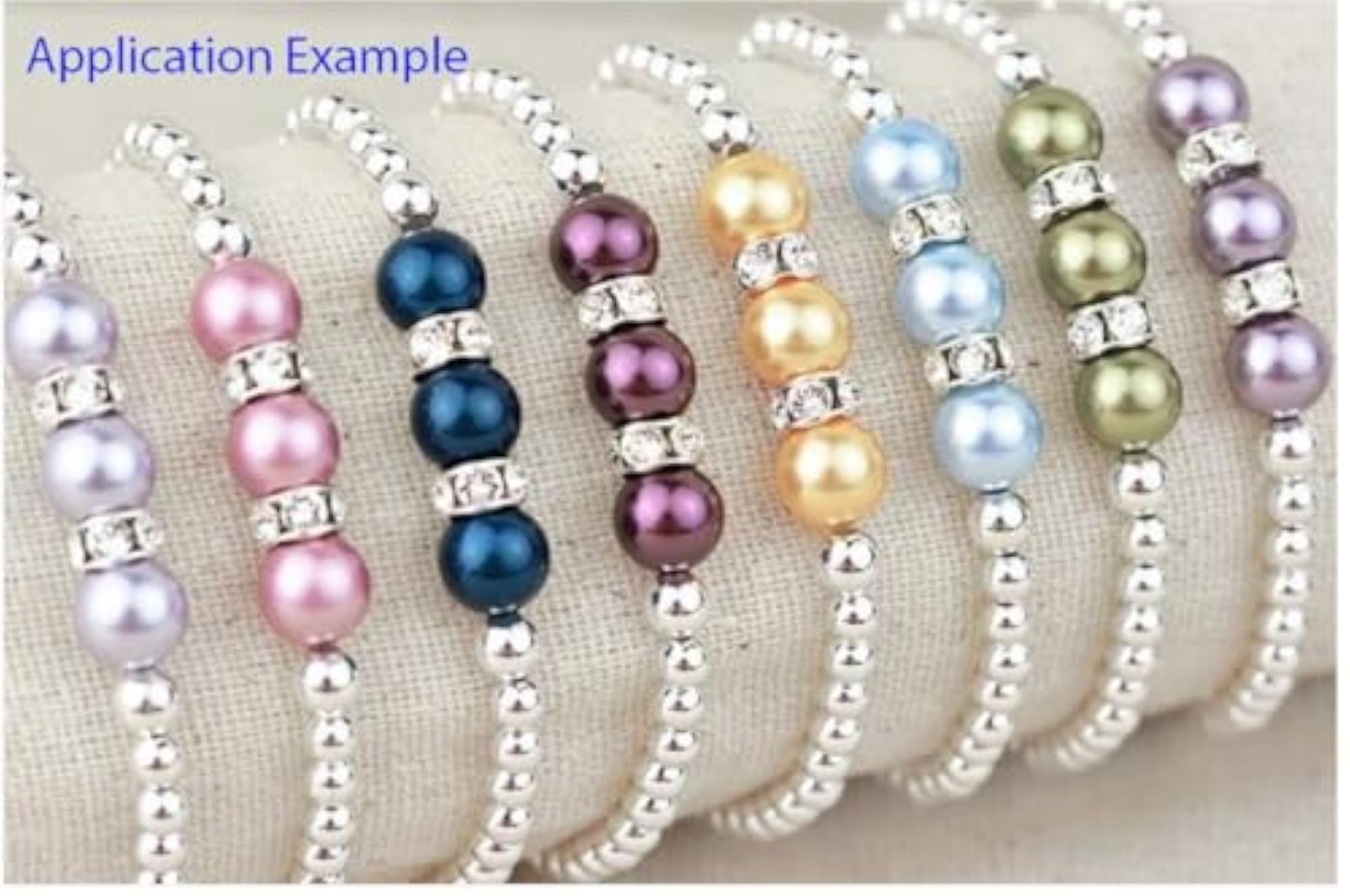 100pcs Grade A 6mm Crystal Rhinestone Rondelle Spacers