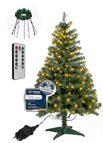 Weihnachtsbaum mit Beleuchtung 120 cm - Praktisch, Preiswert, Festlich...