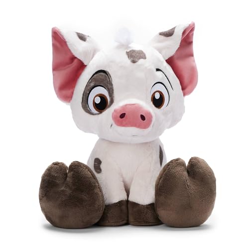 Pua è il più grazioso maialino delle isole del Pacifico! In questa versione peluche il fedele amico di Vaiana aspetta con impazienza i tuoi abbracci.