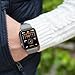 Foamia 2 Pack Case for Apple Watch Screen Protector, Hard PC Case with Tempered Glass Protective Cover Guard Bumper, Slim Apple Watch Cover for iWatch Series 3 2 1 - Black/Black 42mm