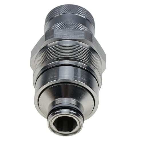 Image of V1311-77150 Hydraulic Female Flat Face Quick Coupler 48mm Compatible with Kubota SSV65 SSV65PC SSV75 SSV75PC SVL95-2SC SVL65-2