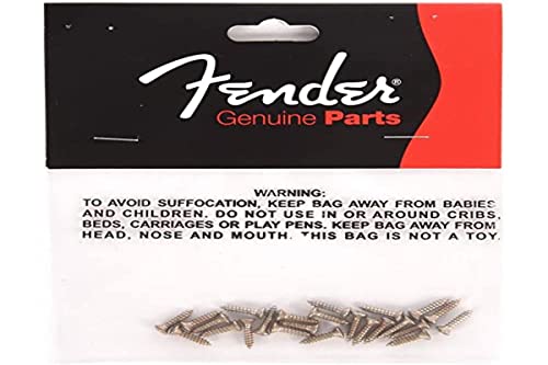 Fender Road Worn – Set de vis pour pickguard et plaque de controle – Set de 24 - Les Beatles, Paul McCartney, John Lennon, RIngo Starr, George Harrison Fender Road Worn - Set de vis pour pickguard et plaque de controle - Set de 24