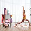Yoga Mat Storage Rack Home Gym Equipment Workout Equipment Organizer Yoga Mat Holder for Dumbbell,Kettlebell and More Gym Accessories Gym Essentials Women Men Fitness Exercise Equipment Organization #5