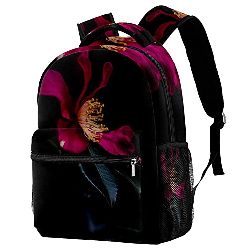 Sac à dos pour garçons et filles école primaire fleur jaune tulipe multicolore
