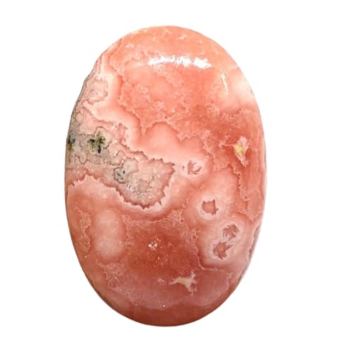 Rhodochrosite gemme ovale 33x21mm pour votre prochain atelier bague et collier DIY