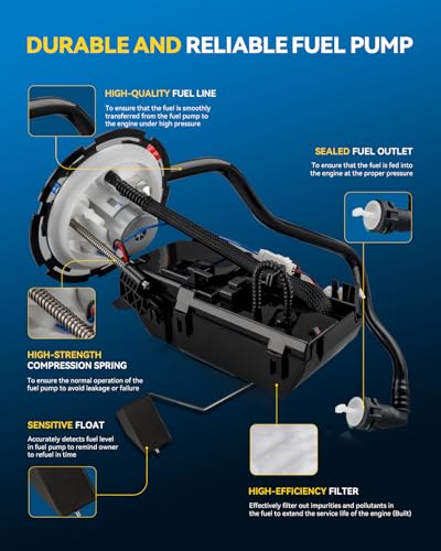 Image of PHILTOP Electric Fuel Pump Assembly FG1384 E3591M for G6, Malibu Hatchback