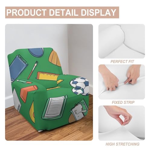 Housse de fauteuil simple extensible pour rénover un siège usé - 5