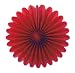 Beistle 54137-R 6-Inch 6-Pack Tissue Fans, Mini