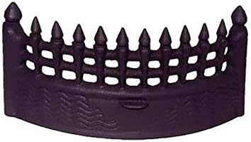 Castle Fire Front, Grate and Ashpan Black Fire Set Bundle 16" Fireplace Set