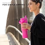 Simple Modern Tumbler with Handle, Water Jug | 40oz | Green - Image 4