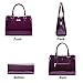 Tisdaini 2019 Bolsos de Mano Mujer Charol 3 Piezas Moda Bolsos Bandolera...