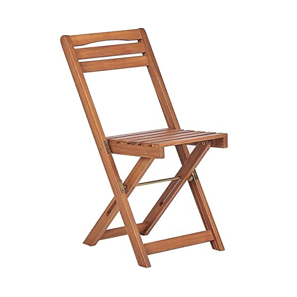 Balkonset Lenola aus Akazienholz, 3-teilig, Hellbraun