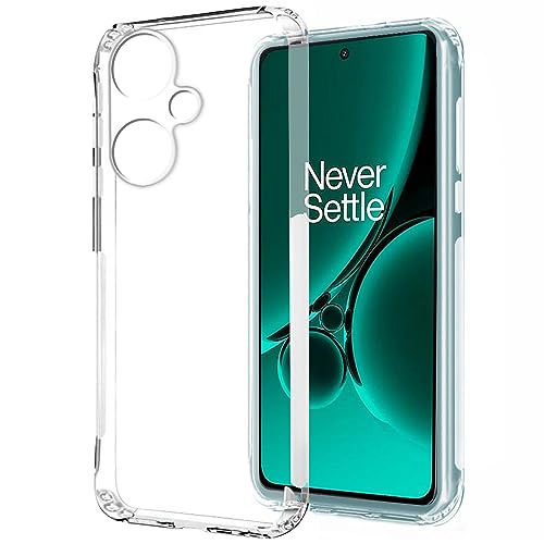 TheGiftKart Silicone Back Cover Soft Case For Oneplus Nord Ce 3 5G|Best Camera Protection|Inbuilt Dust Plugs&Anti-Slip Grip|Ultra Clear Slim Back Cover Case For Oneplus Nord Ce3 5G(Transparent)