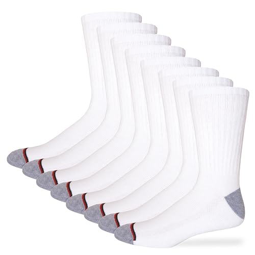 Blue Ribbon Kirkland Signature Men's Athletic Socks (8 Pairs) - White, Large2