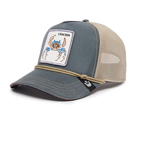 Goorin Bros. The Farm Nautical Nonsense Collection Adjustable Trucker Hat, Slate (Wuz Crackin), One Size