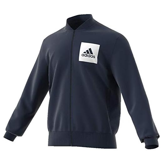 adidas Essential Bomber FT Chaqueta, Hombre, Azul (Maruni), L