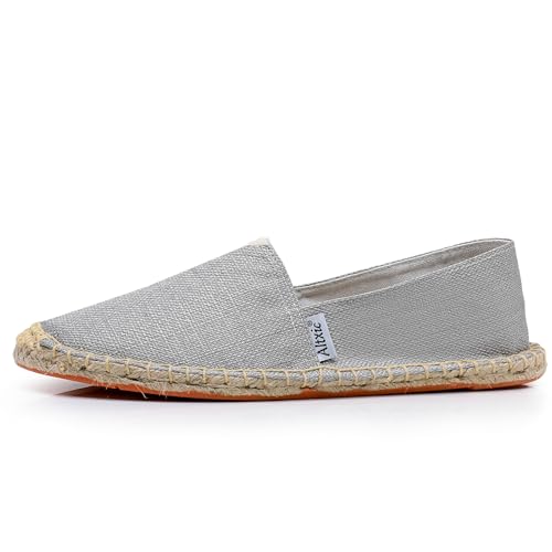 Image of Altxic Men's Closed Toe Comfortable Canvas Slip on Flat Espadrilles