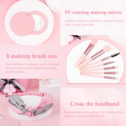 Makeup-Box-Gifts-8Pcs-Set-Perfect-for-Women-Christmas-Birthday-Gifts-Travel-Gifts-and-Self-Care-Gifts-for-Mom-Daughter-Friend-Wife-Girlfriend-Pink