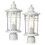 Darkaway Outdoor Post Lights Lamp Posts Outdoor Lighting, Waterproof Aluminum Post Lights Outdoor Light Fixtures with Glass, Light Posts for Outside Patio Yard (2 Pack, White)