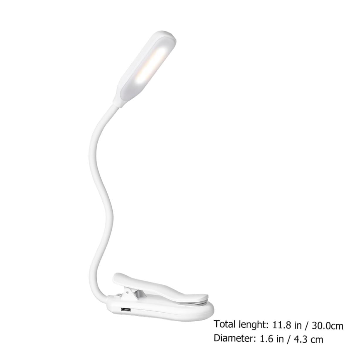 Lampka biurkowa z ochroną oczu USB do ładowania, lampka biurkowa do czytania na biurku, lampka nocna dotykowa, lampka do czytania z gęsią szyją