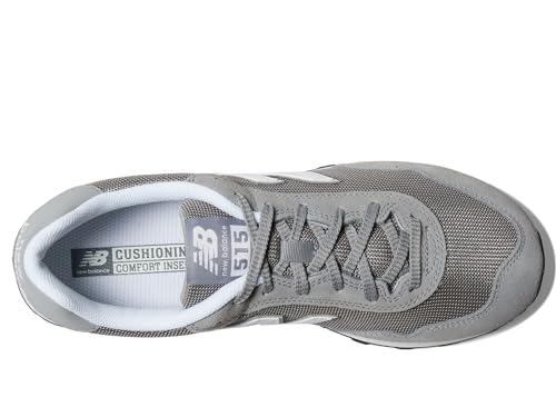 New Balance Men's 515 V3 Sneaker, Slate Grey/White/Aluminum Grey, 10.5 X-Wide3