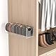Sezanrpt 7 Fächer Acryl Gürtel Organizer, Krawatte und Gürtel Organizer Halter für Schublade