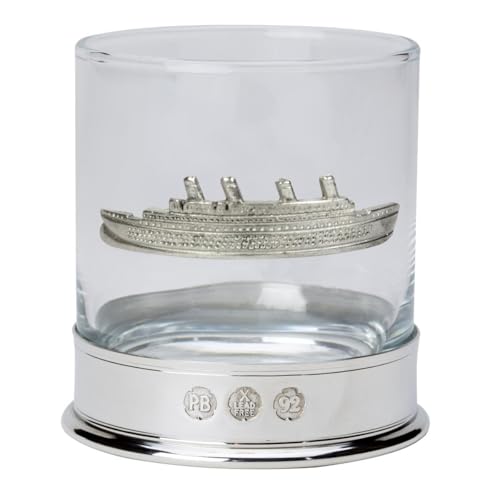Verre à whisky en étain Titanic chic pour dégustation