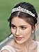 SWEETV Silver Wedding Tiaras and Crowns, Rhinestone Bridal Crown Princess Tiara Headpieces for Women and Flower Girls, Bridgerton Hair Accessories for Birthday Prom Quinceanera