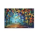 afremov poster Decoración superior: cada uno de nuestros pósteres puede salir de fábrica después de pasar una prueba de calidad, lo que garantiza en gran medida la excelencia de nuestro producto, que será la mejor opción para tu hogar, comedor, estudio, sala de estar, dormitorio, oficina, dormitorio, bar, sala de juegos, garaje y cualquier otro lugar al que quieras añadir decoración.