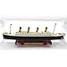 DBEIXIWEI Toy Collection Titanic Cruise Ship Boats Model 1:250 Scale Simulation Ship Model Alloy ABS Plastic Material Cruise